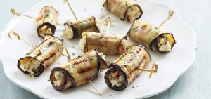 aubergine rolletjes met couscous www.leukerecepten.nl