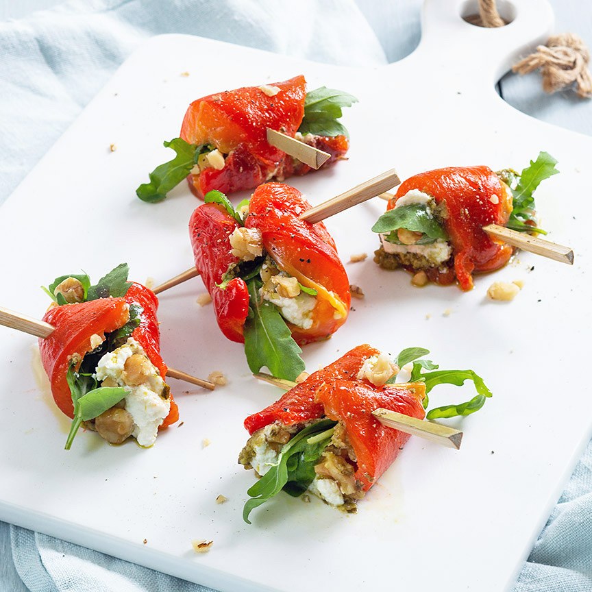 Gegrild paprika hapje