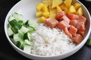 pokebowl met zalm www.leukerecepten.nl