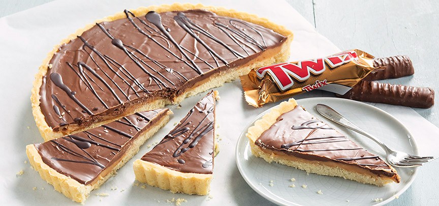 Twix taart