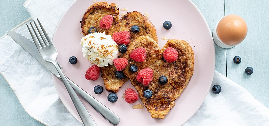 Valentijn wentelteefjes