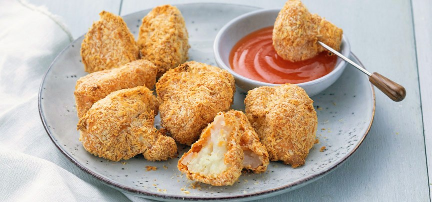 Krokante bloemkool nuggets