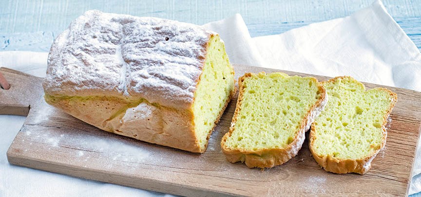 Gezonde limoen avocado cake