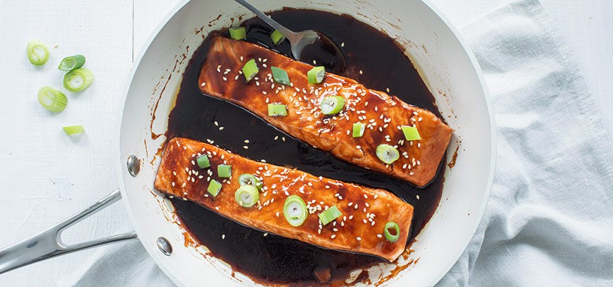 Zalm teriyaki