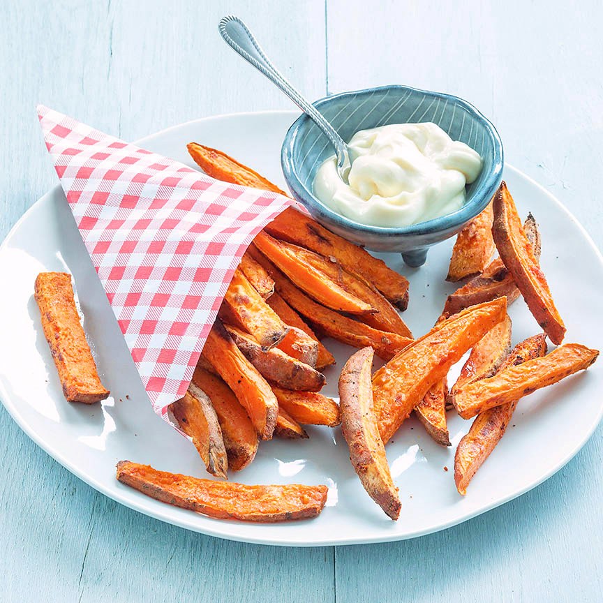 Zoete aardappel friet