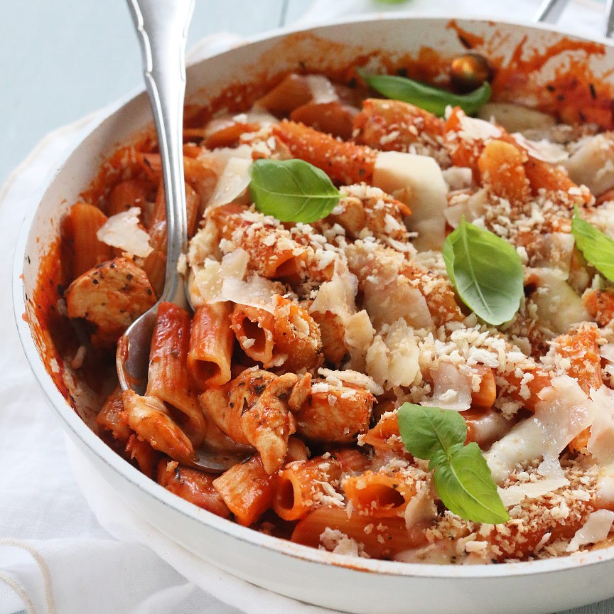 eenpans kip parmezaan