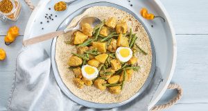 Surinaamse roti met kip