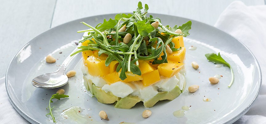 Tartaar van mango en avocado