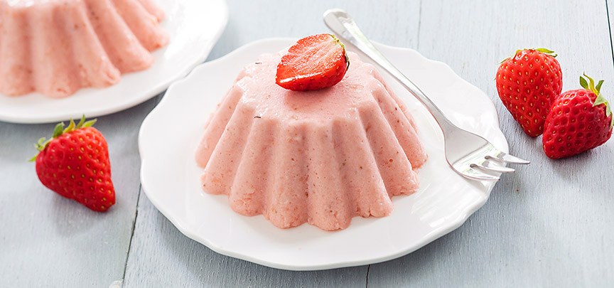 Aardbeien bavarois