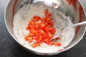 komkommer met tonijn hapje