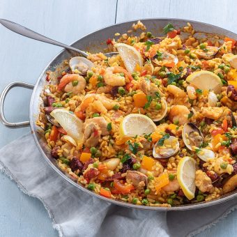 Paella recept