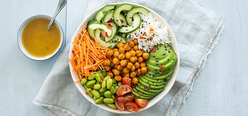 Vegetarische & vegan poké bowl