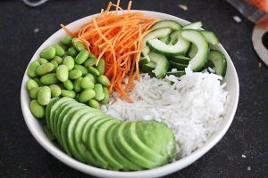 vegetarische pokebowl www.leukerecepten.nl