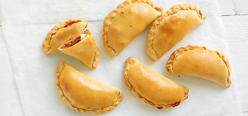 Mini calzone pizza’s
