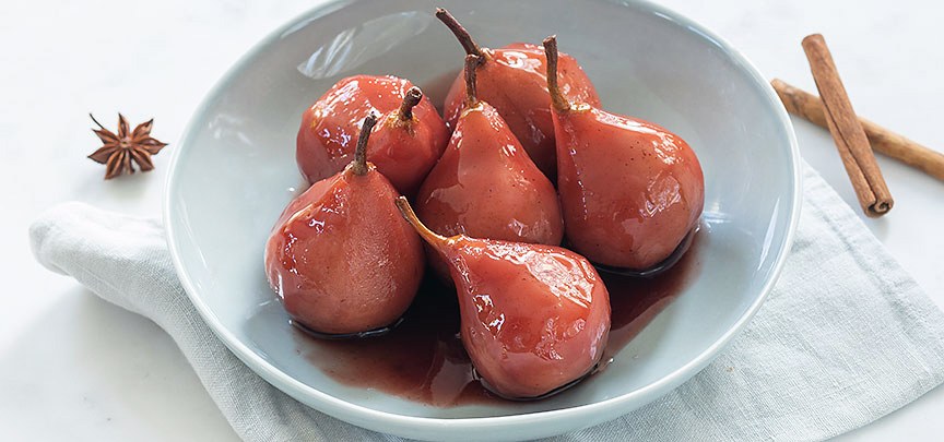 Stoofperen zonder wijn