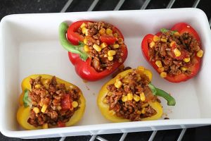 gevulde paprika maken stap 3