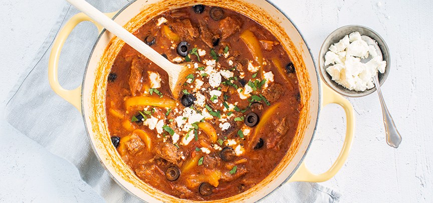 Griekse stoofschotel