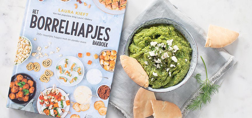 Spinazie feta dip + review Het borrelhapjes bakboek