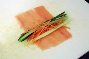 zalmrolletjes