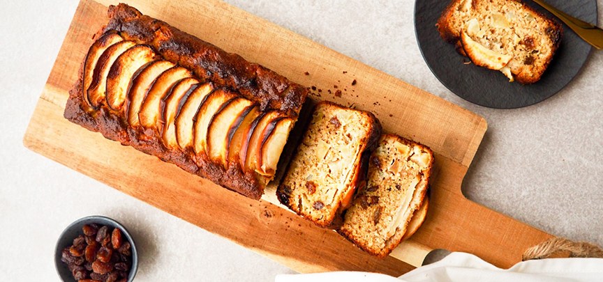 Glutenvrije cake met appel
