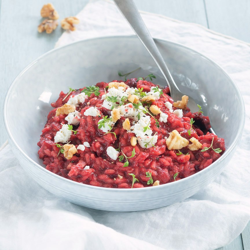 Rode-bieten-risotto