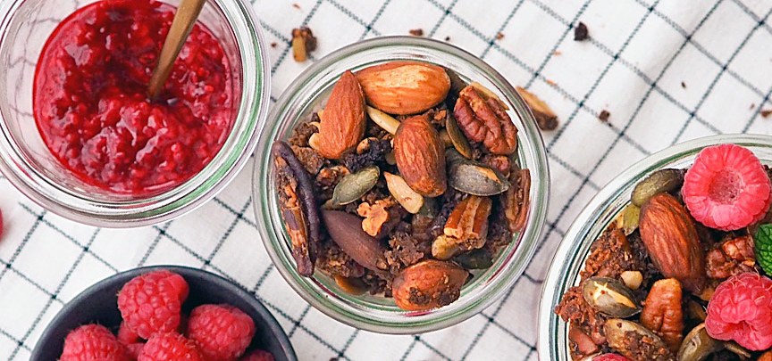 Koolhydraatarme granola
