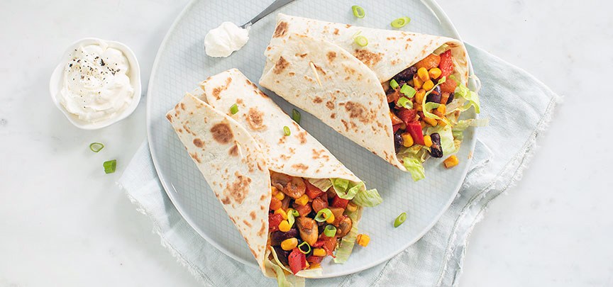 Vegetarische wraps