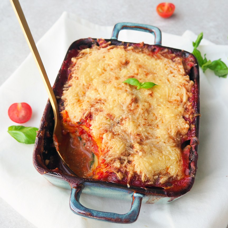 Koolhydraatarme lasagne