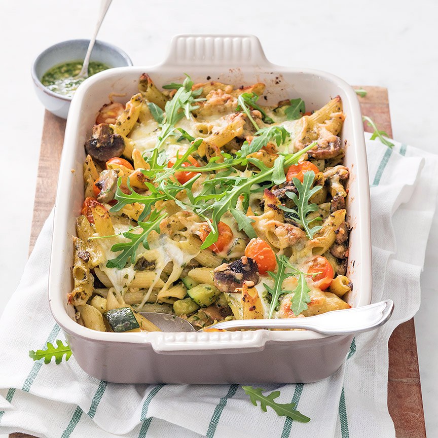 pasta pesto ovenschotel