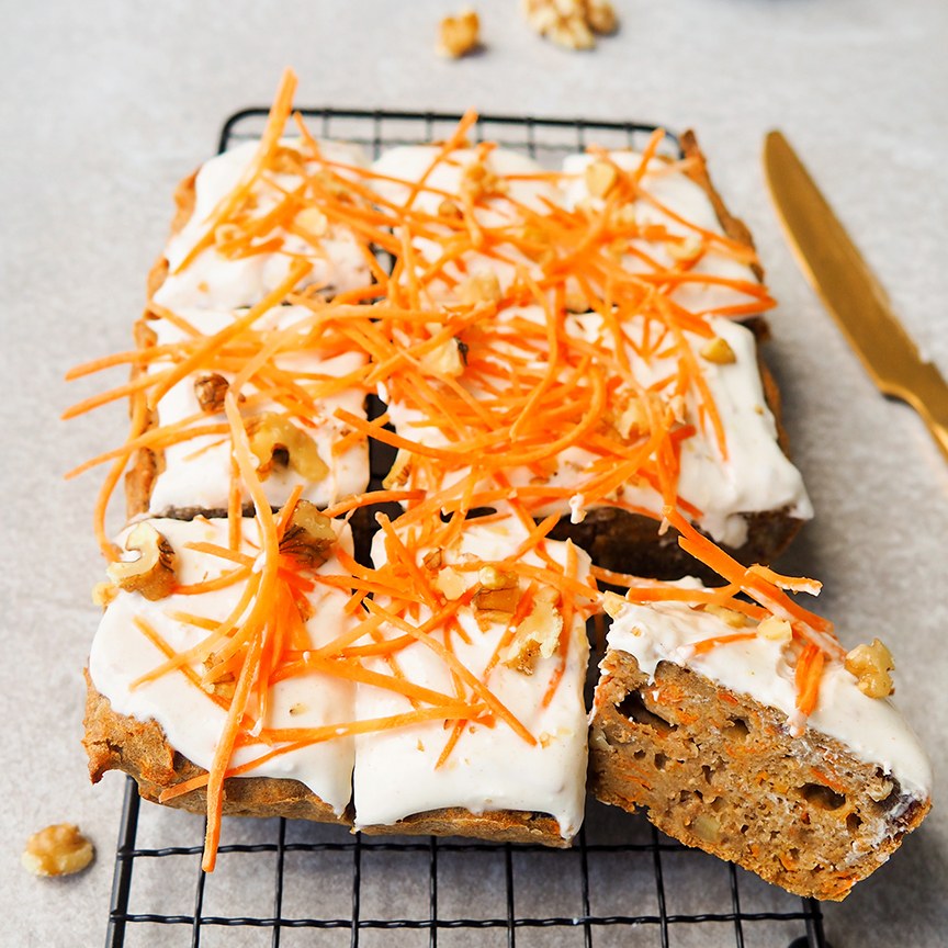 Gezonde carrot cake