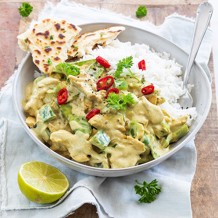 Groene curry recept