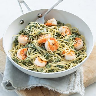 Pasta met garnalen
