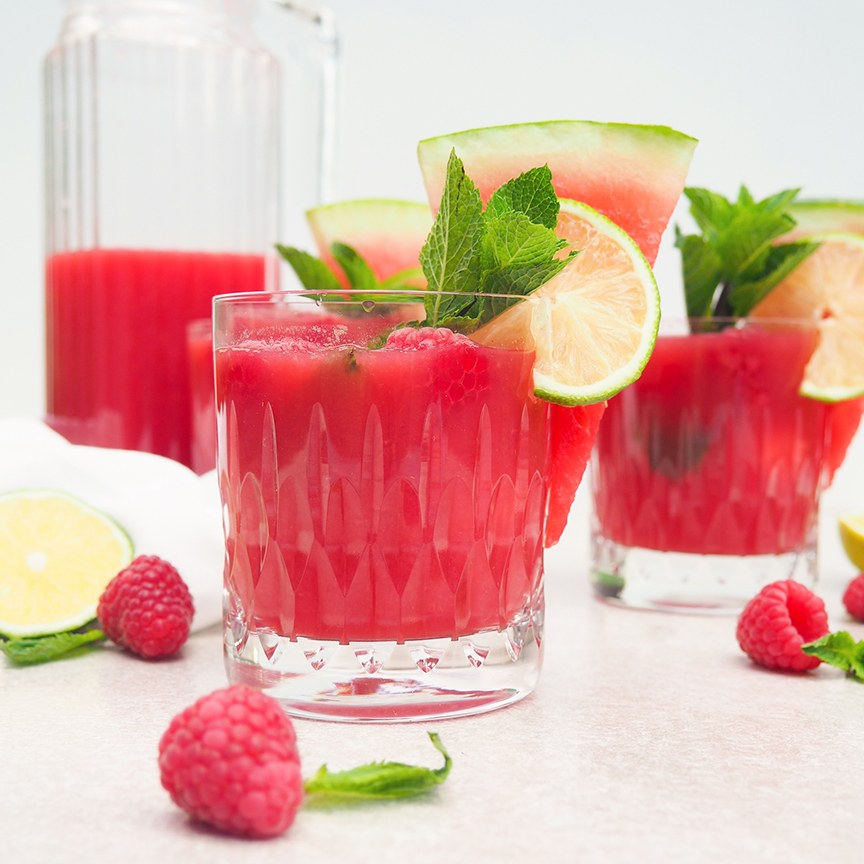 Limonade met watermeloen 