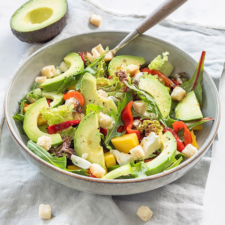 Salade met avocado