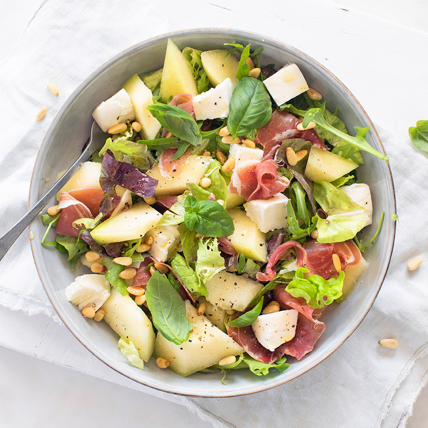 meloen-ham-salade