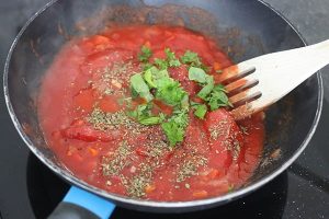 Zelfgemaakte pastasaus