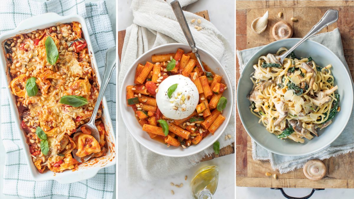 12 x vegetarische pasta’s
