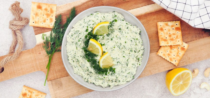 Vegan kruidenroomkaas