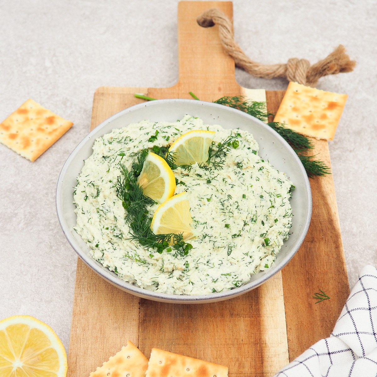 Vegan kruidenroomkaas