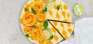 Vegan kwarktaart met mango