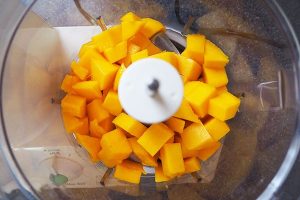 Vegan kwarktaart met mango