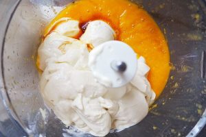Vegan kwarktaart met mango