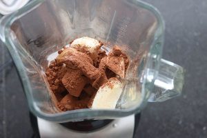 Gezond chocolade ijs