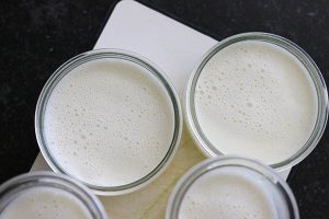 Panna cotta kokos passievrucht