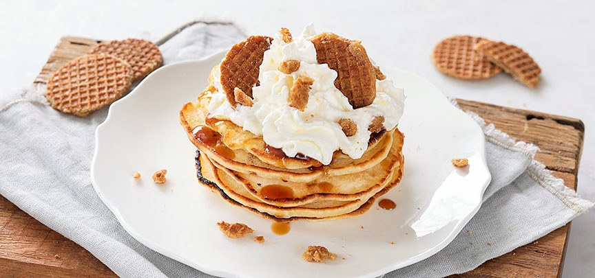 Stroopwafel pancakes