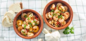 Garnalen-knoflook-tapas