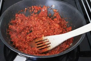 Gevulde aardappel moussaka