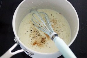 Bloemkool met kaassaus uit de oven