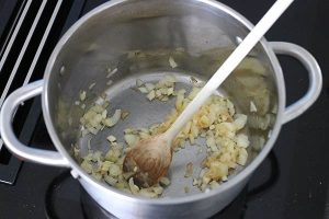 Champignonsoep - Stap 1