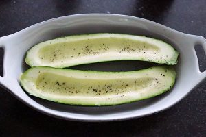 Italiaans gevulde courgette